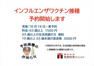 2025 インフルエンザ告知